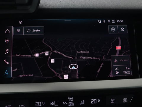 Audi A3 35 TFSI S edition | Carplay | Navigatie | Sportstoelen | Half leder | Full LED | Camera | Virtual Cockpit | 19'' | Climate control | Bluetooth | Cruise control | S Line