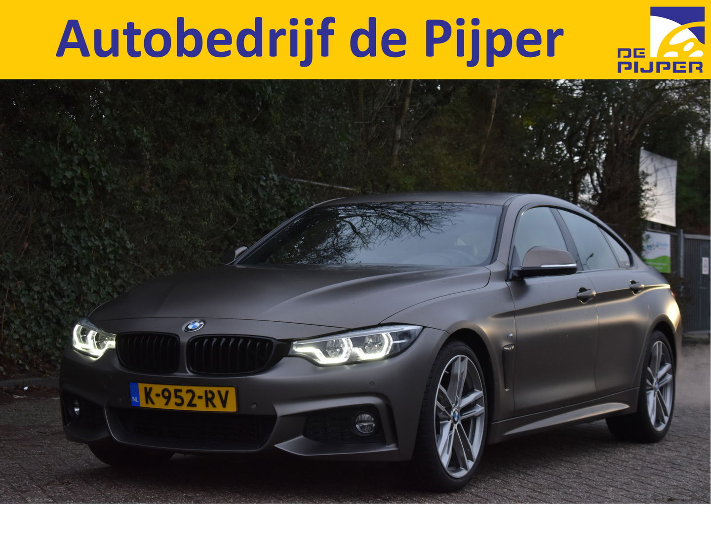 BMW 4 Serie Gran Coupé 420i M-Sport Individual High Executive Edition | NL-Auto | Frozen Bronce Metallic | Leder | Stoelverwarming | Carplay | DAB | Virtual cockpit | Sportstoelen | NAP