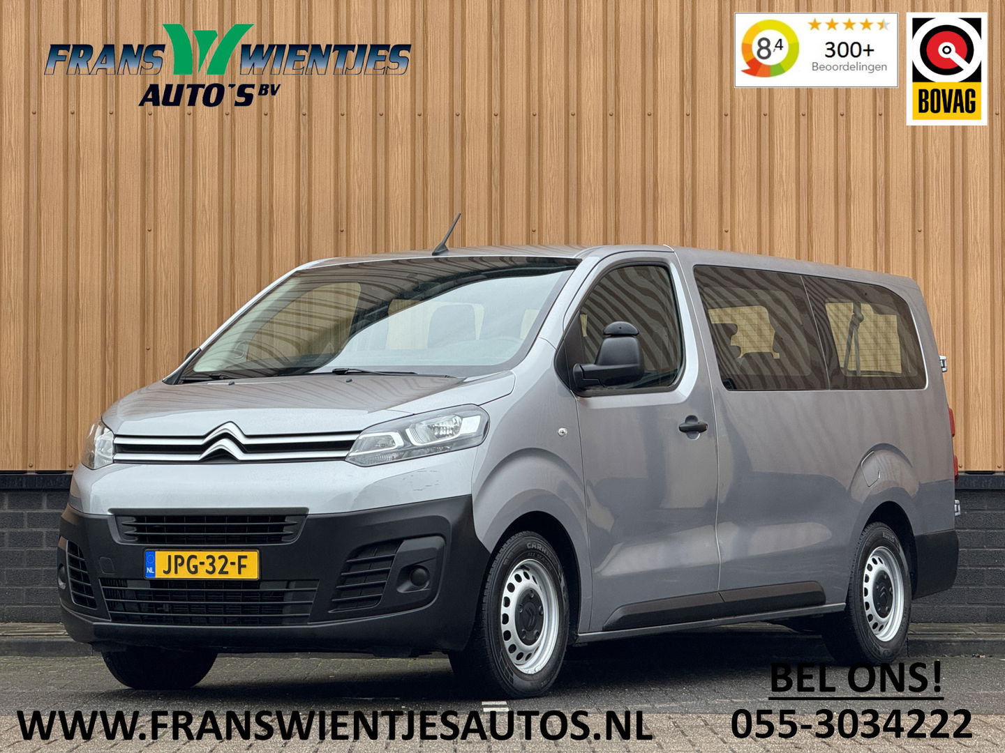 Citroën Jumpy 1.5 BlueHDi 120 XL S&S | 8 Persoons | Apple Carplay | Android Auto | Navigatie | Airconditioning | Cruise Control | Isofix | Multifunctioneel Stuurwiel |