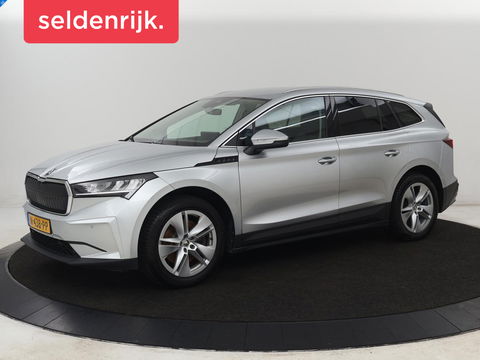 Škoda Enyaq iV 80 | Stoelverwarming | Trekhaak | Adaptive cruise | Camera | Sfeerverlichting | Keyless | Side Assist | Half leder | Stuurverwarming | Navigatie | Climate control