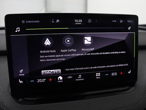 Škoda Enyaq iV 80 | Stoelverwarming | Trekhaak | Adaptive cruise | Camera | Sfeerverlichting | Keyless | Side Assist | Half leder | Stuurverwarming | Navigatie | Climate control