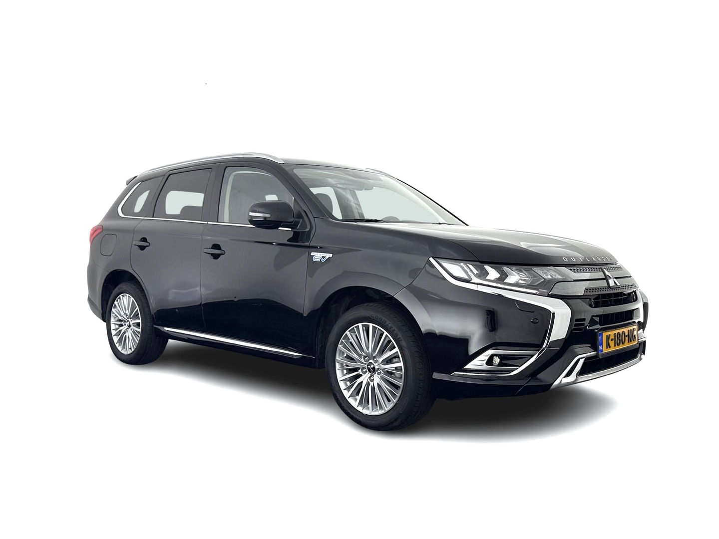 Mitsubishi Outlander 2.4 PHEV Intense (INCL.BTW) *LEATHER-MICROFIBRE | LED-LIGHTS | KEYLESS | CAMERA | HEATED-COMFORTSEATS | ECC | SHIFT-PADDLES | PDC | CRUISE | PRIVACY-GLASS | DAB | TOWBAR | 18''ALU *