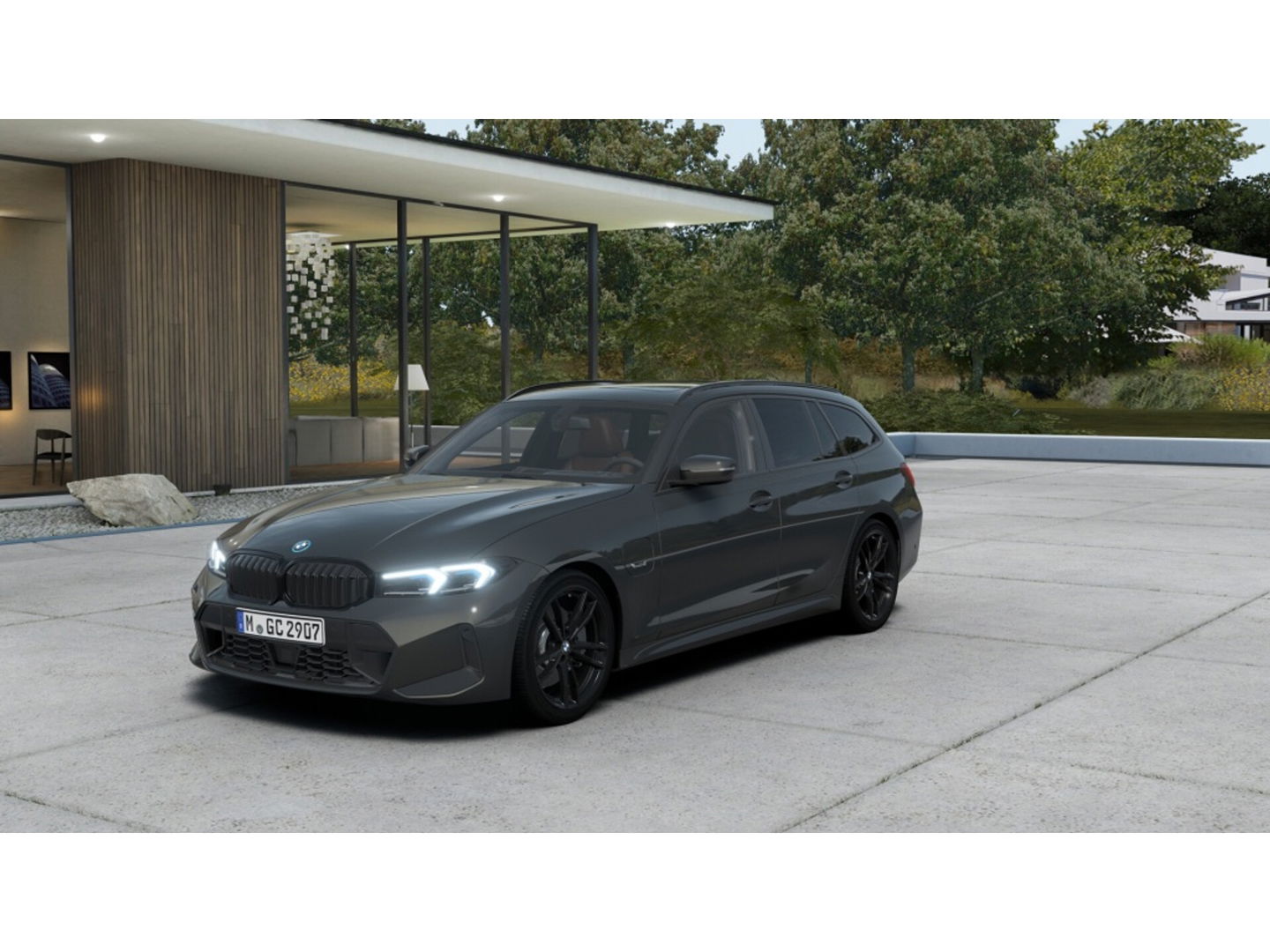 BMW 3 Serie Touring 330e 292PK / M-Sport / Individual / Laser / Harman Kardon / 2022