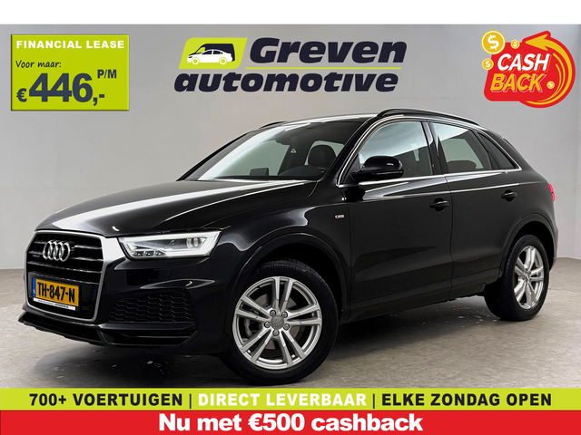 Audi Q3 - 2.0 TFSI Quattro 221PK S-line | Camera | Cruise | Leder | Navi | Stoelverw. | Keyless | NAP