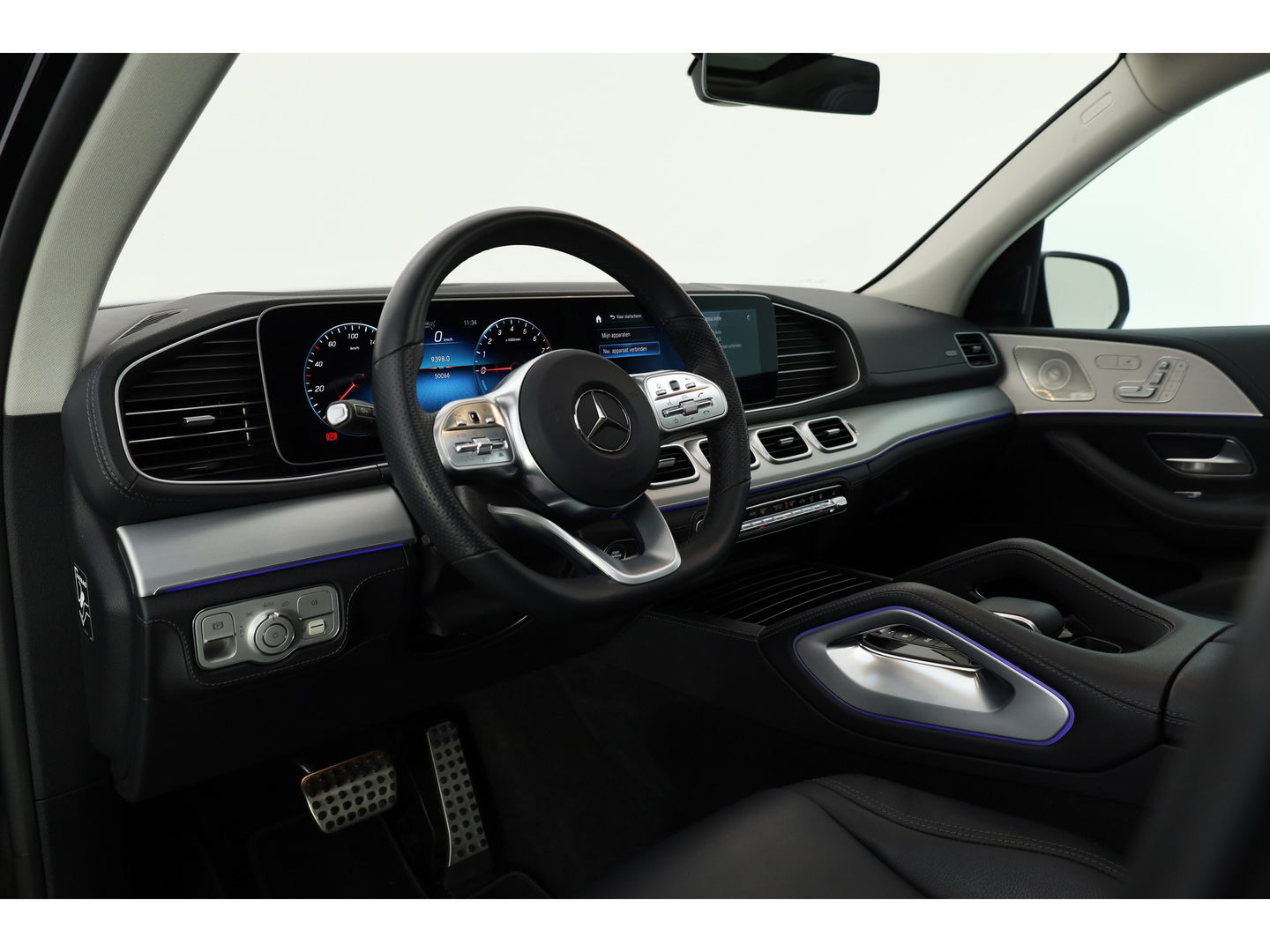 Mercedes-Benz GLE 350 e 4MATIC AMG-Line | Pano | HUD | Burmester | 21'' | 360cam | Treeplanken | Leder | Elek. Trekhaak | Memory seats | Adapt. Cruise | Keyless