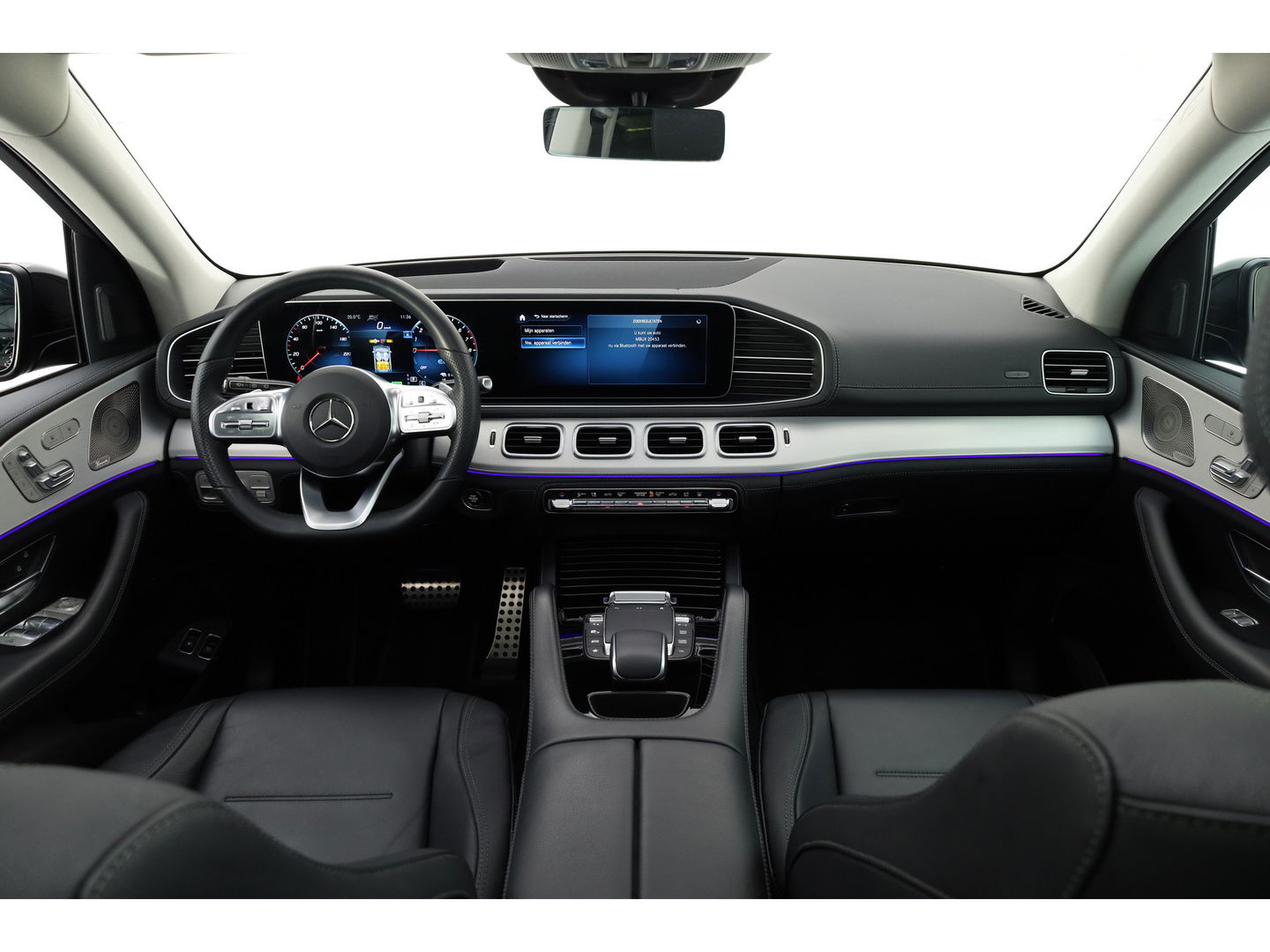 Mercedes-Benz GLE 350 e 4MATIC AMG-Line | Pano | HUD | Burmester | 21'' | 360cam | Treeplanken | Leder | Elek. Trekhaak | Memory seats | Adapt. Cruise | Keyless