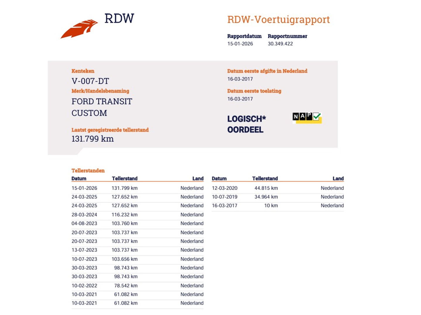 Ford Transit Custom 2.0 TDCI 105pk Euro 6 - Imperiaal - Trekhaak - Cruise