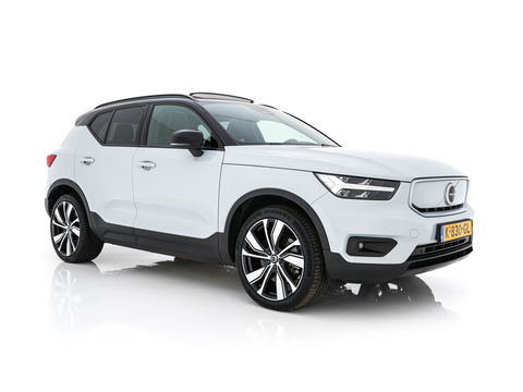 Volvo XC40 Recharge P8 AWD R-Design [ 3-Fase-11kW ] {SOH-89%} (INCL-BTW) *PANO | LEATHER-MICROFIBRE | DIGI-COCKPIT | FULL-LED | NAVI-FULLMAP | ECC | CARPLAY | PDC | KEYLESS | HEATED-SPORTSEATS | BLIS | PRIVACY-GLASS | 20"ALU*