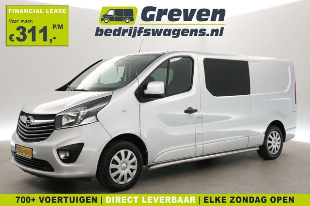 Opel Vivaro - 1.6 CDTI L2H1 | Euro6 | Dubbele Cabine | Airco | Cruise | Trekh. | Navi | Sidebars | Parkeersens.