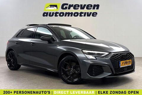 Audi A3 30 TFSI S-line Black optic | Pano | Virtual | Carplay | Cruise | Navi | Parkeersens.