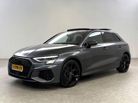 Audi A3 30 TFSI S-line Black optic | Pano | Virtual | Carplay | Cruise | Navi | Parkeersens.