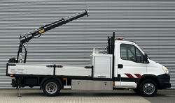 Iveco Daily - 50C14N 3.0 375 CNG Openlaadbak met kraan HIAB Topstaat