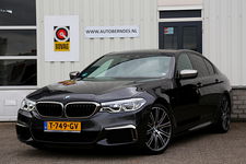 BMW 5 Serie - M550i V8 462PK xDrive High Executive*Perfect BMW Onderh.*Bowers&Wilkins Diamond/Co-Pilot Pack/Softclose/Nachtzicht/Head-Up/Apple Carplay-Android/M-Stof/Stoelverw./Stuurwielverw./360/Adapt. Koplampen/Elek. Achterklep/Standkachel/VOL*