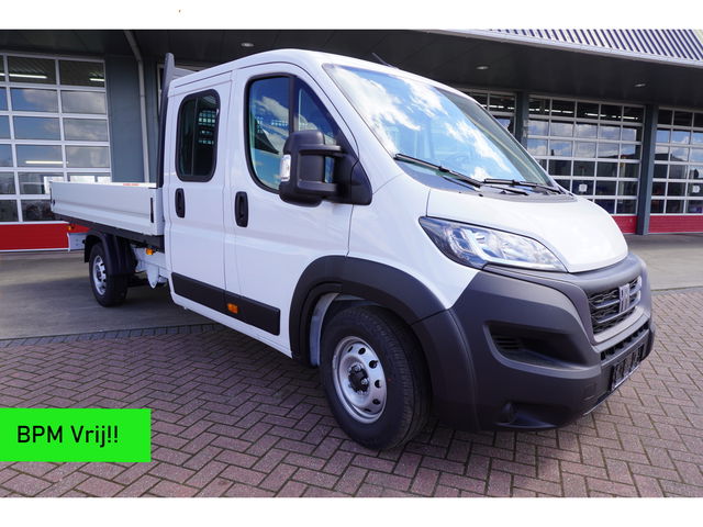 Fiat Ducato - 35H 2.2 MultiJet 140pk L4H1 Dubbelcabine Pick-up Nr. V008 | Airco  | versterkte achteras | 7 Zits | Cruise control