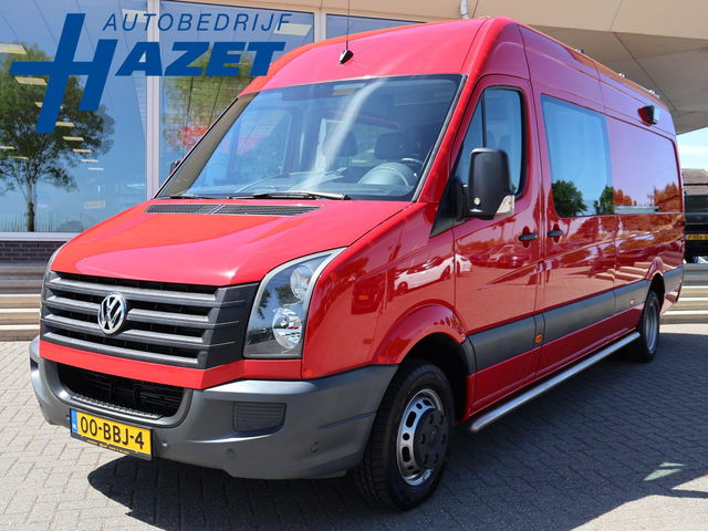 Volkswagen Crafter - 2.5 TDI 136 PK AUT. DUBBEL CABINE *16.417 KM!* DUBBEL LUCHT + 2 SCHUIFDEUREN