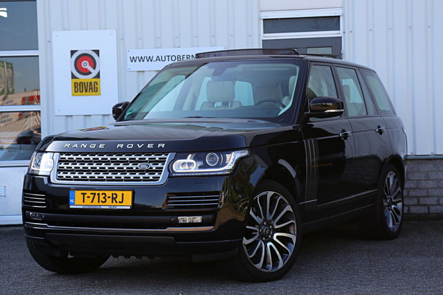 Land Rover Range Rover - 5.0 V8 S/C 510PK Autobiography*1ste Eig!*Perfect LR Onderh.*Luchtvering/Pano/ACC/Softclose/Meridian/Massage/Stoelverw.V+A/Stuurwielverw./StoelkoelingV+A/Digi. Klokken/Keyless Entry+Go/Elek. Klep/22 inch LM/VOL*