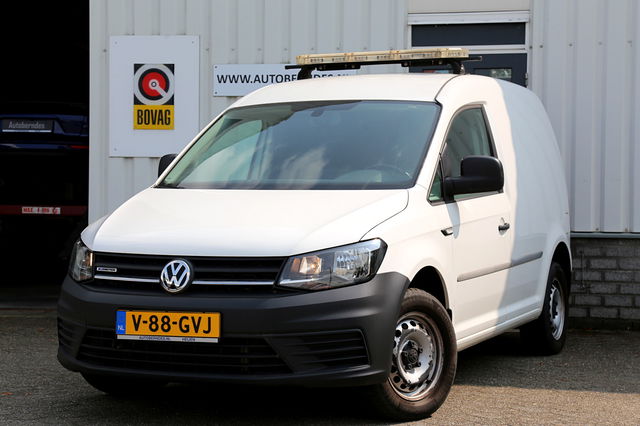 Volkswagen Caddy - 1.4 TGI CNG L1H1 Automaat*BPM Vrij!*Perfect VW Onderh.*Zijschuifdeur/Stoelverw./Trekhaak/Camera/LED/Parkeersens./Airco/Front ass./Cruise-Control*