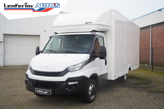 Iveco Daily - 35C14 140 pk Bakwagen met Deuren 30m3 Airco ECC, Cruise Control, Luchtvering, LxBxH 530x227x240 cm