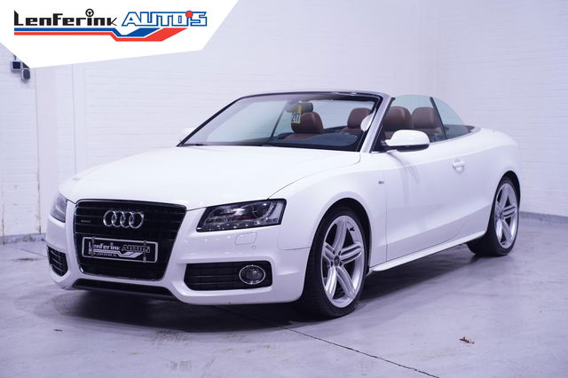 Audi A5 - Cabriolet 3.0 TDI V6 240 pk Quattro Aut. S-Line Cognac Leder Navi, Camera, Sportstoelen, Xenon
