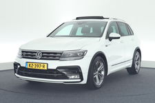 Volkswagen Tiguan - 2.0 TSI 180pk DSG 4Motion R-Line Highline Trekhaak Camera Keyless Stoelverwarming Panoramadak Virtual Cockpit Navigatie