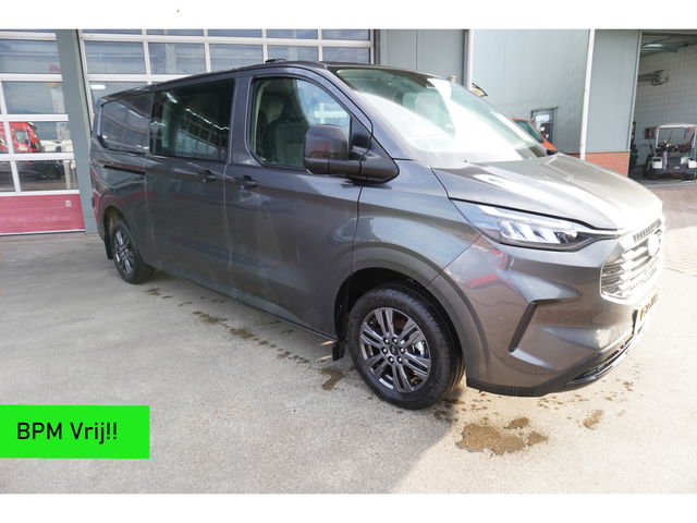 Ford Transit Custom - 320L 2.0 TDCI 150PK L2H1 Trend Dubbelcabine Schuifdeur L/R Nr. V135 | Airco | Cruise | Navi | Camera