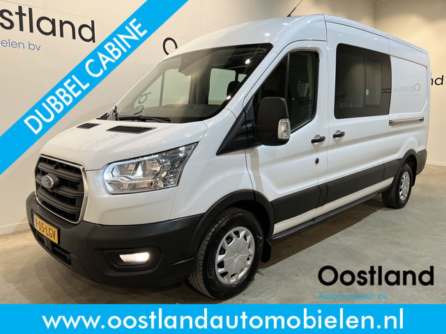 Ford Transit - 2.0 TDCI L3H2 DC Dubbel Cabine Trend 130 PK / Euro 6 / Airco / Schuifdeur L + R / Cruise Control / Camera / Trekhaak