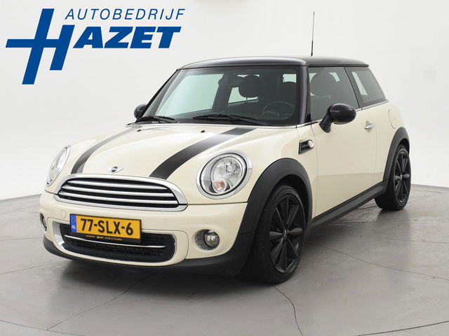 MINI Cooper - Mini 1.6 122 PK 6-BAK + 17 INCH | CRUISE CONTROL | ZWART DAK | SPORTSTOELEN | STRIPING