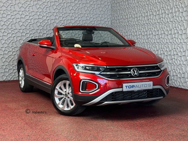 Volkswagen T-Roc - Cabrio TSI VIR.COCKPIT CARPLAY NAVI IQ.LED STOEL/STUUR.VERW DAB ADAP.CRUISE 05/2024 ✅Top Auto's Wijchen✅ 170 Nieuwe en bijna nieuwe Auto's met : Benzine /  PHEV / Plug in hybrid / Hybrid / Mild hybrid / HEV /Keuze uit  R-Line / Style / Life etc