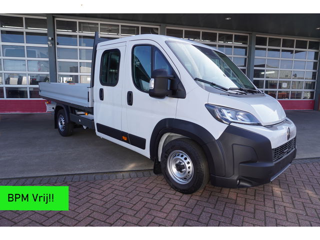 Citroën Jumper - Pick-up Dubbelcabine 2.2 BlueHDi 140PK L4 3.5t Heavy Nr. V116 | Airco | Navi | Cruise | Camera | 7 Persoons