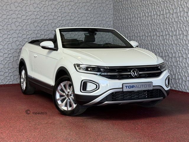 Volkswagen T-Roc - Cabrio TSI VIR.COCKPIT CARPLAY NAVI IQ.LED STOEL/STUUR.VERW DAB ADAP.CRUISE 05/2024 ✅Top Auto's Wijchen✅ 170 Nieuwe en bijna nieuwe Auto's met : Benzine /  PHEV / Plug in hybrid / Hybrid / Mild hybrid / HEV /Keuze uit  R-Line / Style / Life etc