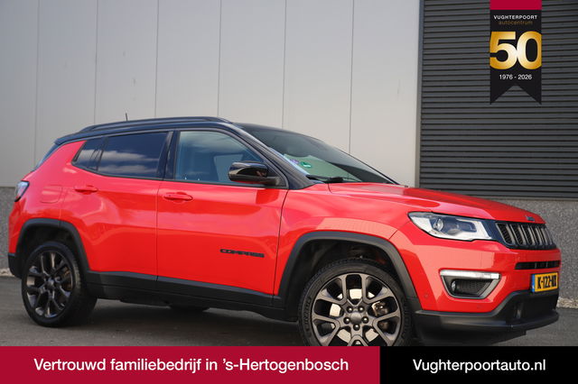 Jeep Compass - 4xe 240pk/Phev-Hybrid/Pano-dak/Colorado Red/Trekhaak/Leder/Camera