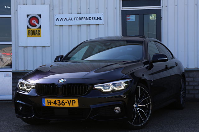BMW 4 Serie - Gran Coupé 440i 6 Cilinder 326PK M-Sport*NL-Auto*Perfect Onderh.*Dak/Carbon/H&K/ACC/HUD/360 Camera/Stoelverw./Elek. Klep/Keyless Entry+Go/Dodehoek/Rijstrook/LED/Memorie/DAB/Parkeersens.V+A/20 inch LM*