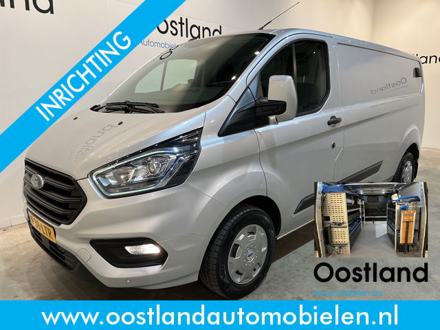 Ford Transit Custom - 300 2.0 TDCI L2H1 Trend 130 PK Servicebus / Sortimo Inrichting / Euro 6 / Airco / Cruise Control / Klep / PDC / 3-Zits