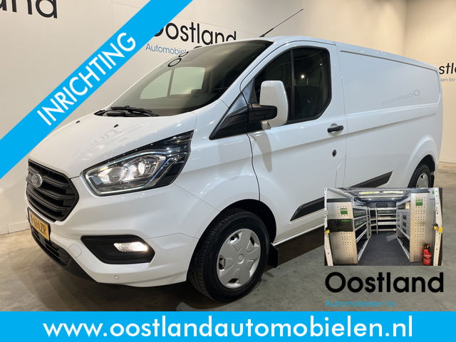 Ford Transit Custom - 300 2.0 TDCI L2H1 Trend / Servicebus / Bott Inrichting / Euro 6 / Airco / CarPlay / Camera / Navigatie / 3-Zits
