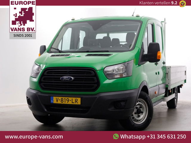 Ford Transit - 350 2.0 TDCI 130pk E6 RWD D.C. Open Laadbak Trekhaak 2800kg 02-2018