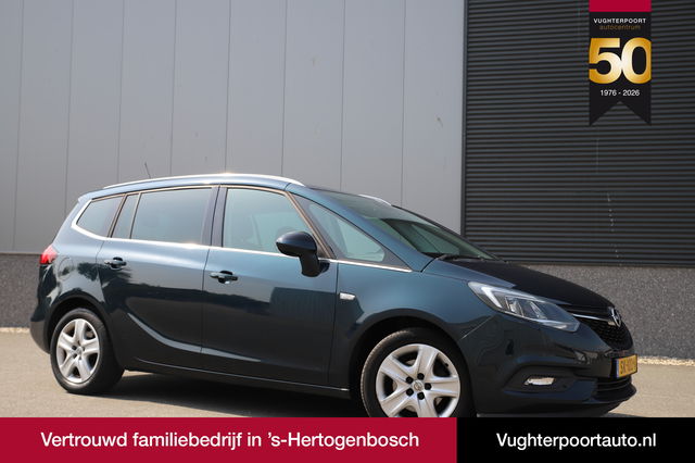 Opel Zafira - 1.4 Turbo/120pk/7-persoons/Cruise/Carplay/Emerald Green/PDC/Led