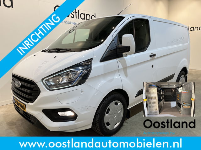 Ford Transit Custom - 340 L1H1 PHEV Trend Automaat / Euro 6 / Servicebus / Sortimo Inrichting /  Airco / Cruise Control / Camera / CarPlay / 3-Zits / 30.000 KM !!