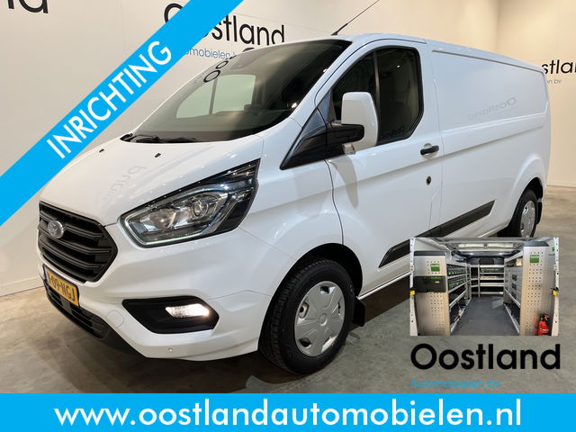 Ford Transit Custom - 2.0 TDCI L2H1 Trend / Servicebus / Bott Inrichting / Euro 6 / Airco / CarPlay / Camera / Cruise Control / Navigatie / 3-Zits