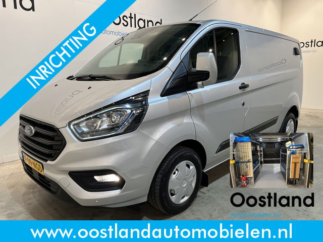Ford Transit Custom - 300 2.0 TDCI L1H1 Trend 130 PK / Euro 6 / Servicebus / Sortimo Inrichting /  Airco / Cruise Control / Camera / CarPlay / Navigatie / 3-Zits
