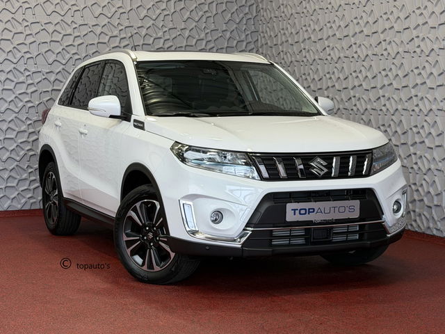 Suzuki Vitara - 1.4 BOOSTERJET HYBRID SMART HYBRID STYLE PANORAMA SCHUIFDAK LEER CARPLAY NAVI CAMERA PDC STOELVERW. ✅Top Auto's Wijchen✅ 170 Nieuwe en bijna nieuwe Auto's met : Benzine /  PHEV / Plug in hybrid / Hybrid / Mild hybrid / HEV /