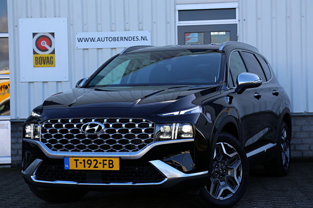 Hyundai Santa Fe - 1.6 T-GDI PHEV Plug in hybride 4WD Premium*NL-Auto*1ste Eig*Perfect Onderh.*Fabrieksgarantie t/m05-2028*ACC/360Camera/Leder/Stoelverw./Stuurverw./Stoelkoeling/HUD/DAB/Memorie/Aut. Parkeren/Dodehoek/Parkeersens.V+A/19 inch LM*