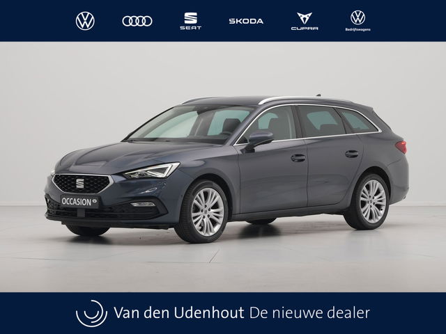 SEAT Leon - Sportstourer 1.5 TSI 130pk Style Navigatie Camera 17"velgen Keyless Parkassist Carplay 21
