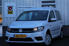 Volkswagen Caddy - 1.4 TGI Trendline 5 Persoons Automaat*Perfect VW Onderh.*Trekhaak/2x zijschuifdeur/Stoelverw./Cruise-Control/Climate-Control/Parkeersens.V+A/Aut. Parkeren*