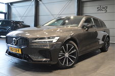Volvo V60 - 2.0 T6 Plug-in hybrid AWD Plus Dark leer trekhaak 18 inch !!