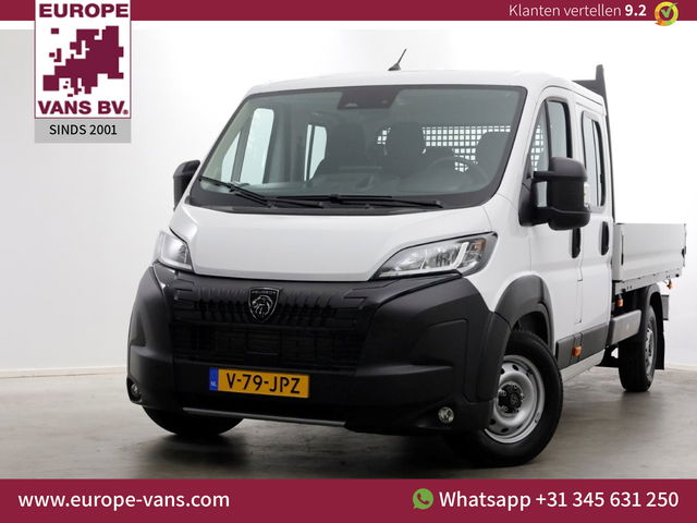 Peugeot Boxer - 2.2 BlueHDi 140pk D.C. Open Laadbak Trekhaak 3000kg BPM-Vrij 11-2024
