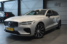 Volvo V60 - 2.0 T6 Plug-in hybrid AWD Plus Dark leer trekhaak camera !!