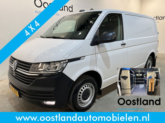 Volkswagen Transporter - 2.0 TDI L1H1 150 PK 4Motion 4x4 / Servicebus / Sortimo Inrichting / Euro 6 / Airco / 220V. / Cruise Control / Trekhaak / Camera / CarPlay