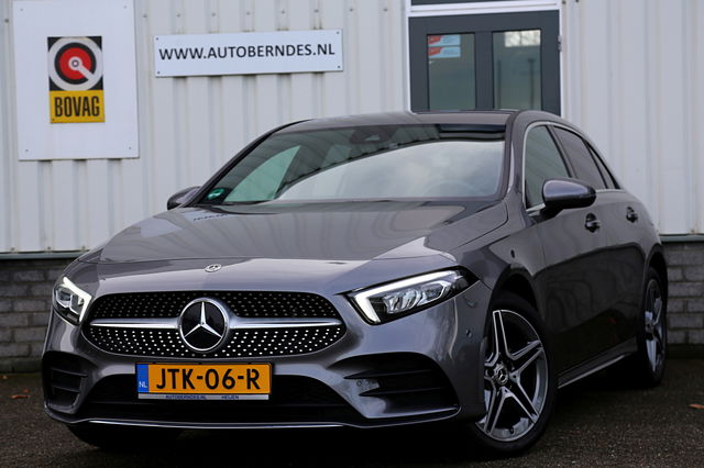 Mercedes-Benz A-Klasse - 250 e AMG Line Plug in hybride*Perfect MB Onderh.*BTW*1ste Eig.*Apple Carplay-Android/High Perf. Koplamp./Diamond Grille/DAB/Stoelverw./Half Leder/Parkeersens.V+A/18 inch LM*