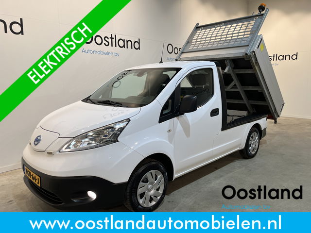 Nissan e-NV200 - Business 40 kWh Kipper / Veeg-Vuil-kipper / 100% Elektrisch / Airco / Cruise Control / Navigatie / 40.200 KM !!