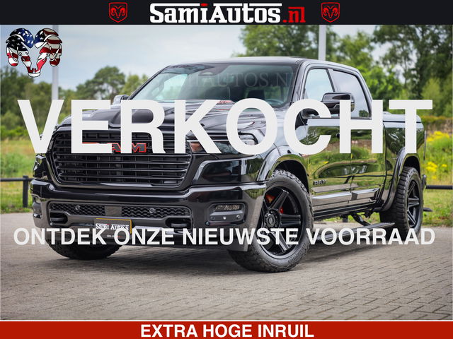 Dodge Ram 1500 - Night Premium | Full Option | De Meest Luxe Pick-Up in zijn Klasse | Comfortabele Dubbele Cabine met Royale 5 Zitplaatsen | BPM vrij | Nu Leverbaar uit Voorraad | Voorraad Nr 2282 - 3332